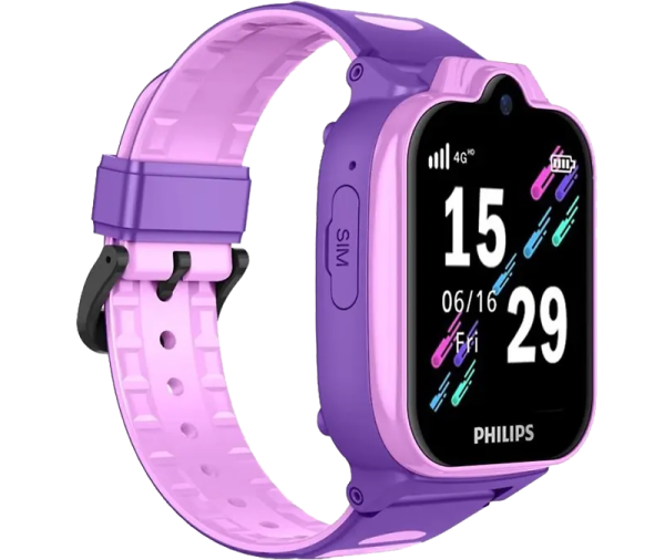 Часы Philips W6610 розовые